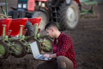 instellen spuittractor met gps