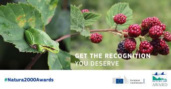Braambessen ter promotie van Natura 2000 award