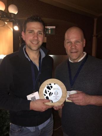 winnaars met award
