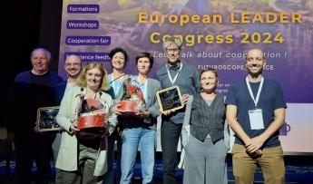 Oost-Vlaamse winnaars en LEADER-coördinatoren