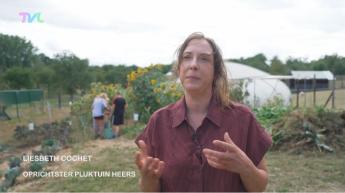 LEADER-begunstigde in provincie Limburg aan het woord bij haar pluktuin