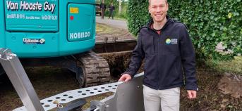 plaatsen van een stuw